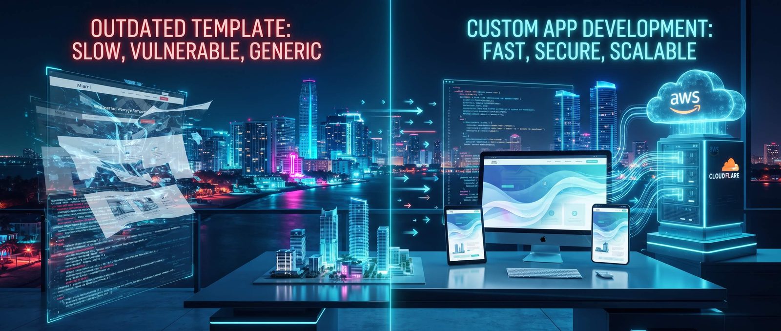Custom Web Apps vs. Standard Templates: Which One Scales?